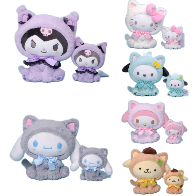SANRIO Kelmp Móc Khóa Hình Mèo kitty Đáng Yêu 10cm & 23cm