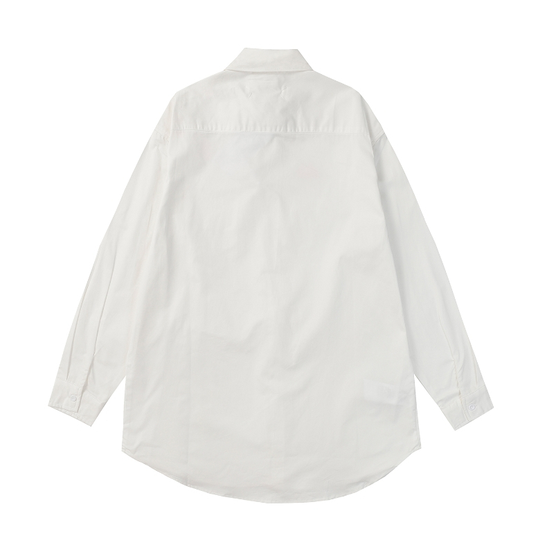 Áo Sơ Mi In Hình Đôi Môi Đỏ Thời Trang Đường Phố Mặc Thường Ngày