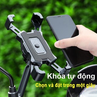 Giá Để Điện Thoại Xe Đạp Xe Máy Siêu Bền Giá Để Điện Thoại Cao Cấp - Thiết Kế Khóa 4 Góc Chắc Chắn giá kẹp điện thoại xe máy giá điện thoại xe máy giá gắn điện thoại xe máy gắn xe máy để điện thoại giá đỡ điện thoại xe máy