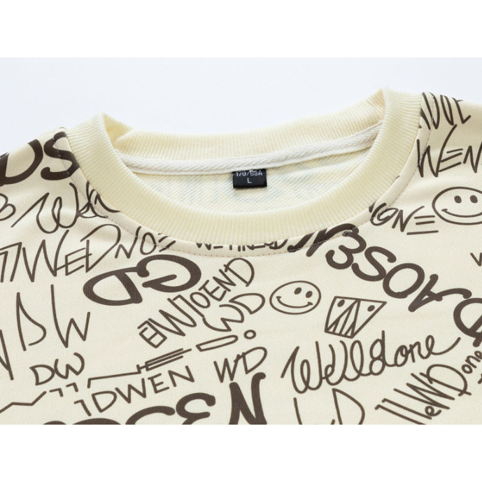 Áo Thun Dài Tay Cổ Tròn Thiết Kế Mới Đơn Giản Thời Trang Mùa Thu Dành Cho Nam