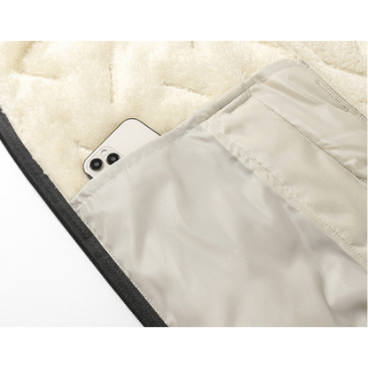 Áo Khoác Không Tay Cổ Đứng Giữ Ấm Thời Trang Thu Đông Cho Nam