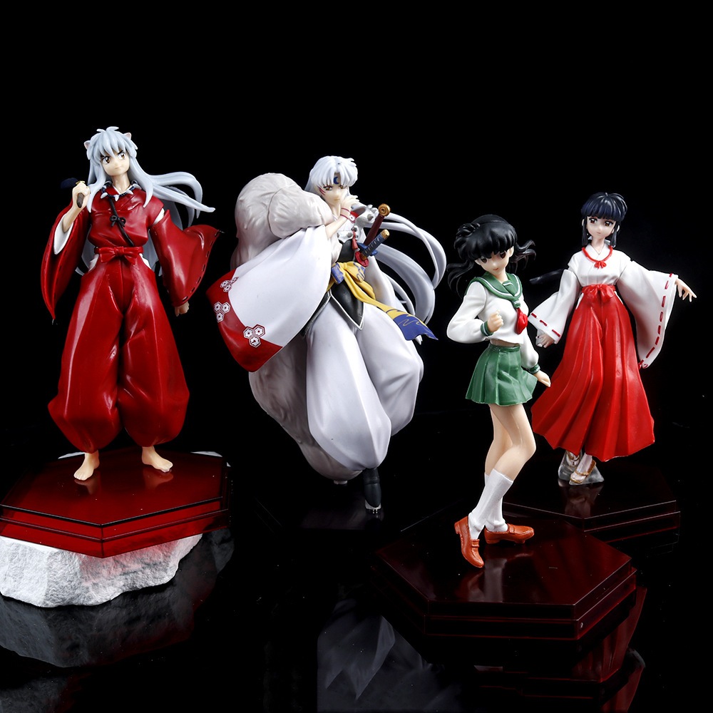 Mô Hình Nhân Vật inuyasha 4 Kiểu 16-18.5cm Bằng pvc