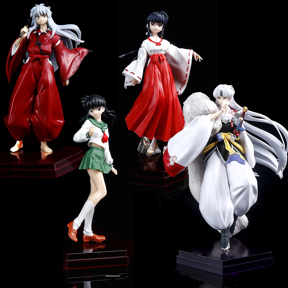Mô Hình Nhân Vật inuyasha 4 Kiểu 16-18.5cm Bằng pvc
