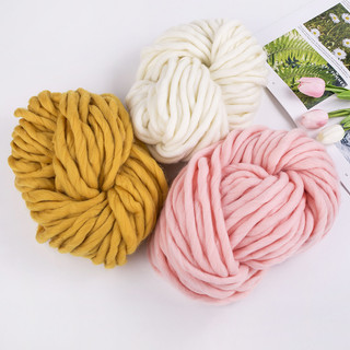 ➤Gmlknitting Len Chunky Sợi Len Siêu Mềm Xoay Móc DIY