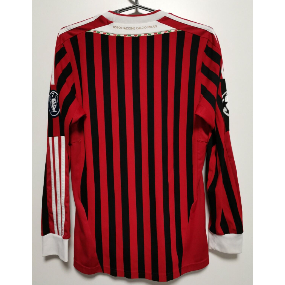 Áo Bóng Đá Phong Cách retro ac milan ronaldo pato ibrahimovic 11 12