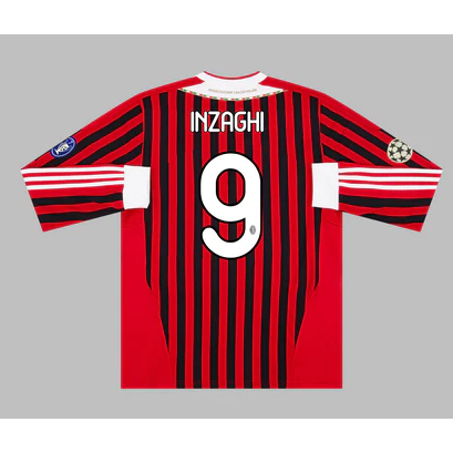 Áo Bóng Đá Phong Cách retro ac milan ronaldo pato ibrahimovic 11 12