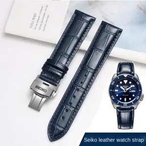 Seiko Dây Đeo Bằng Da Bò Thật Cho Đồng Hồ Thông Minh srpd63k1 / Spa045J1 16mm18mm19mm20mm21mm22mm23mm24mm