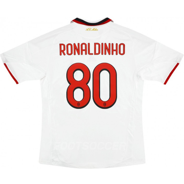 Áo Bóng Đá Sân Khách Câu Lạc Bộ beckham ronaldinho 09 10 ac milan 09