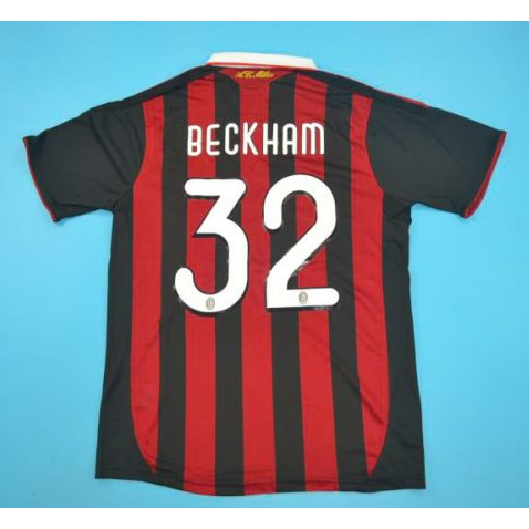 Áo Bóng Đá Sân Khách Câu Lạc Bộ beckham ronaldinho 09 10 ac milan 09