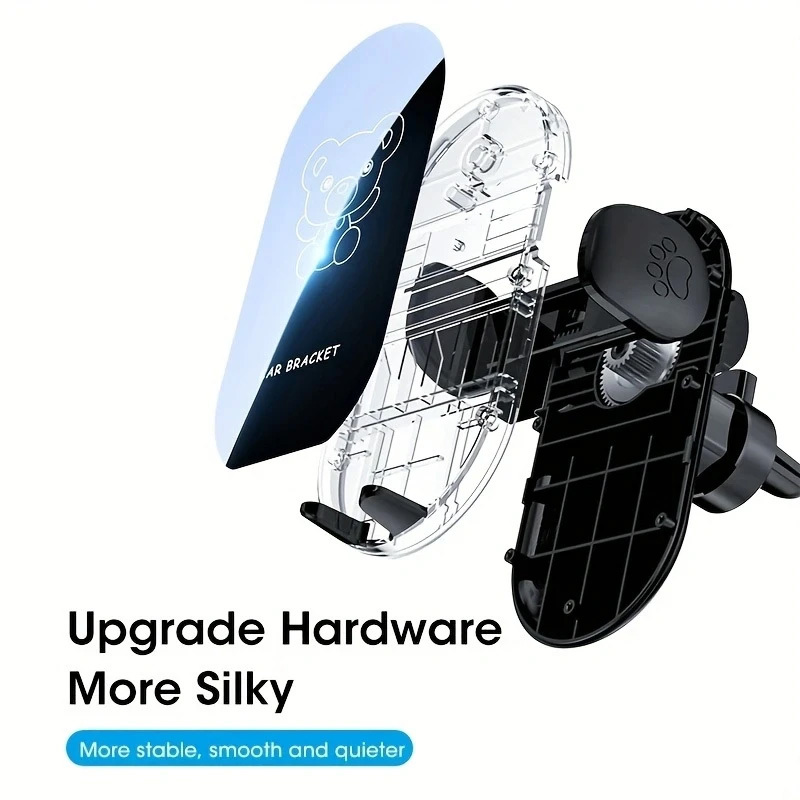 Giá Đỡ Điện Thoại Hình Chú Gấu Hoạt Hình Gắn Lỗ Thông Gió Xe Hơi