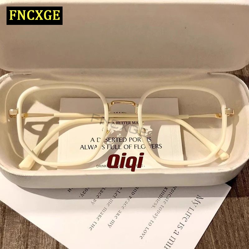 FNCXGE women Fashion myopia glasses rectangle glasses with graded lens -50~-600 anti radiation eyegl