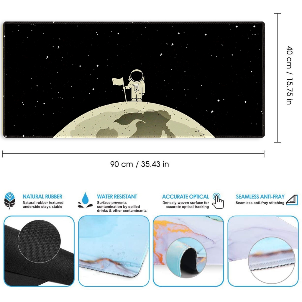 Miếng Lót Chuột Máy Tính Hình Phi Hành Gia Xinh Xắn