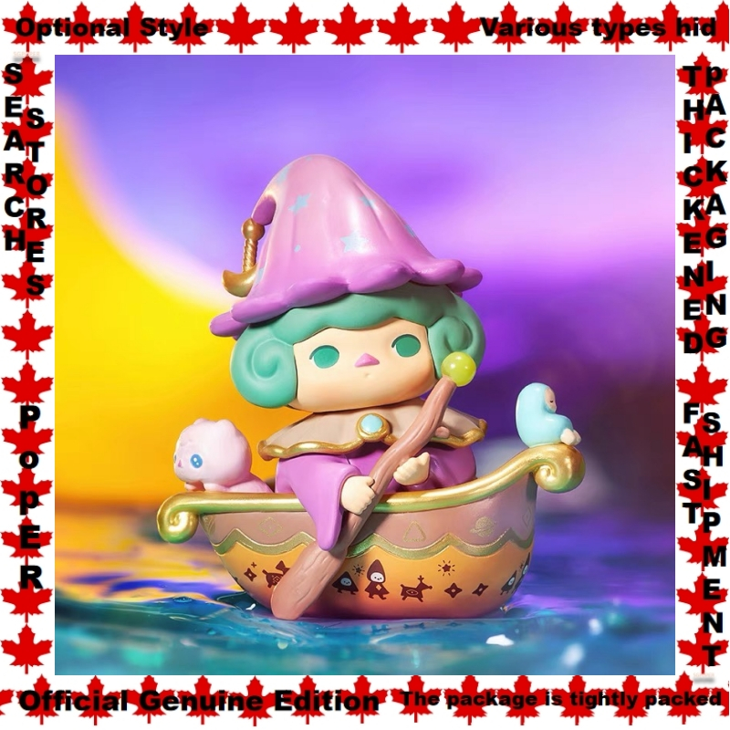 Optional Styles Moon River PUCKY POPMART What are the Fairies Doing Series Doll Garage Kit Blind box Goodnight Fishing on a Whale Bubbles Traveller Chef Paper Plane Rainbow Eater Mailman Jellyfish Picking Stars Botanist