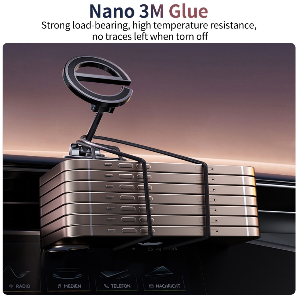 Ankndo Giá Đỡ Điện Thoại Từ Tính Gắn Lỗ Thông Gió Xe Hơi Cho ip 12 13 14 15 pro max