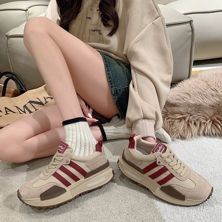 Giày Sneaker Thời Trang Phong Cách Hàn Quốc Cho Nữ