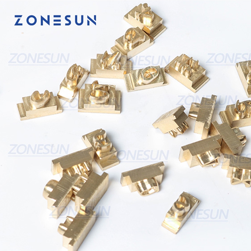 Zonesun Dụng Cụ Dập Hình Chữ Cái Bằng Đồng Thau Làm Đồ Da Thủ Công diy