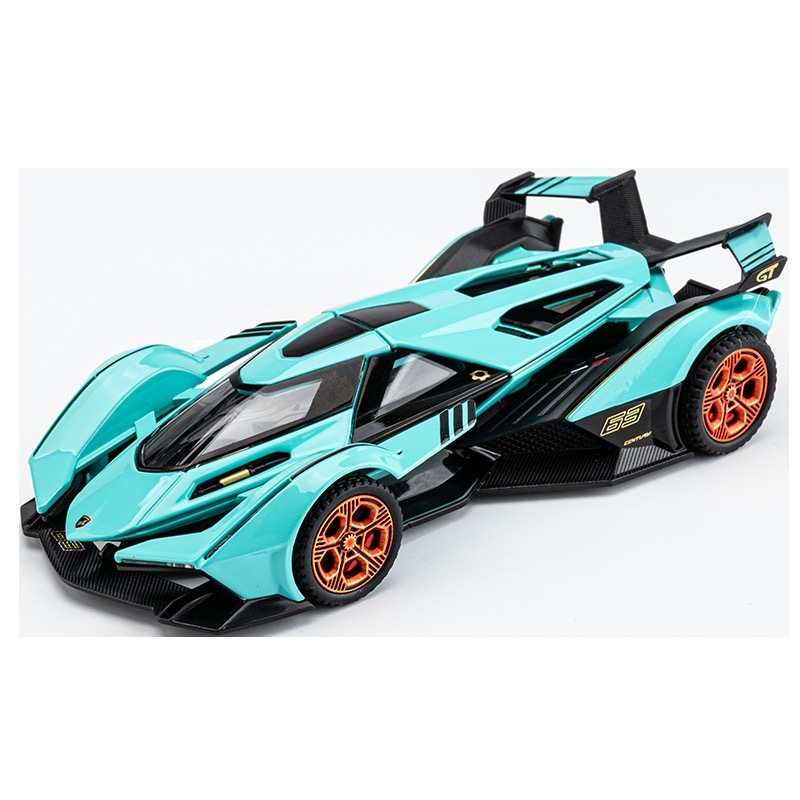 Mô Hình Xe Hơi Lamborghini v12 gt Có Đèn Và Âm Thanh Bằng Hợp Kim Tỉ Lệ 1: 32