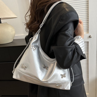  Túi Đeo Ngang Nữ JIVIVIL Y2K Bướm Ngọt Ngào Mát Phiên Bản Hàn Quốc Thời Trang Đa Năng INS Thường Ngày Dung Tích Lớn Túi Tote Đeo Vai 