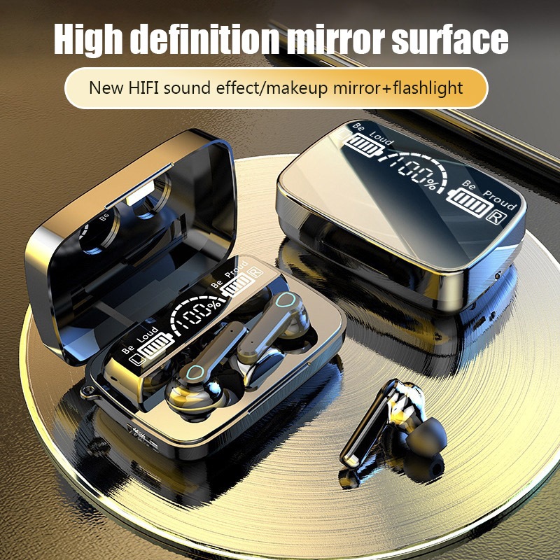 Tai Nghe bluetooth Không Dây m19 tws Âm Thanh hd 2000mah Có Đèn led Kỹ Thuật Số