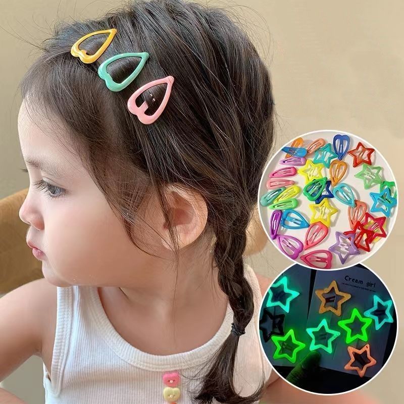 Set 10 Kẹp Tóc Cho Bé Kẹp Tóc Hình Ngôi Sao Năm Cánh Dễ Thương Cho Bé Gái
