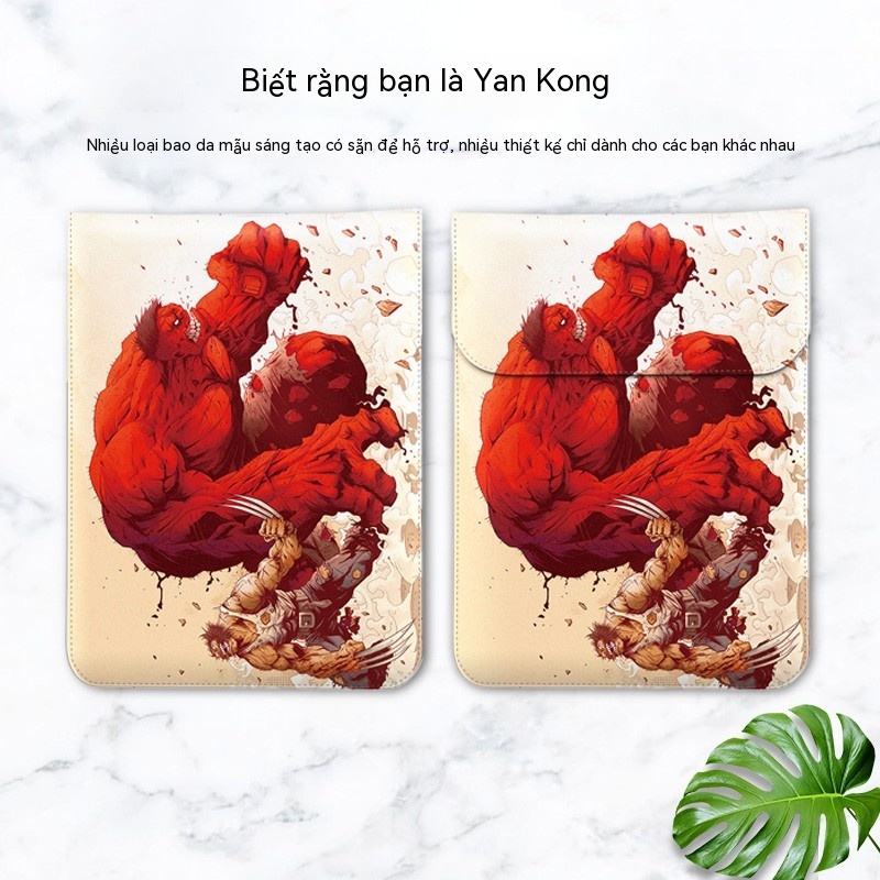 Túi xách đựng Laptop, Macbook da PU chống nước 13.3 inch, 14 inch, 15.6 inch - Túi chống sốc Laptop có dây đeo vai