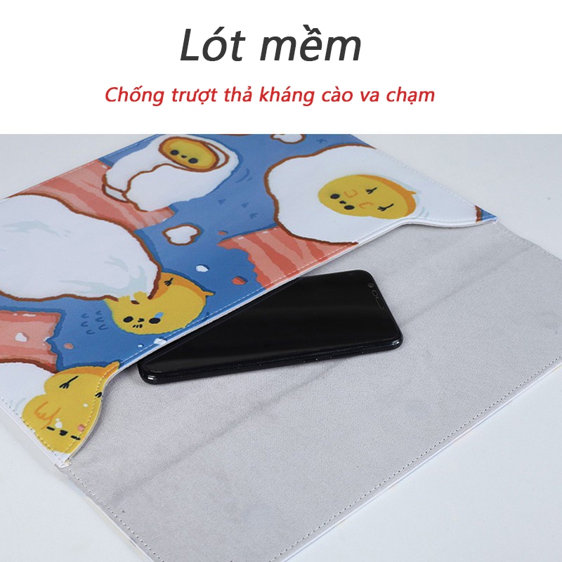 Bao đựng laptop Túi đựng máy tính xách tay 11/ 13/ 15/ 15.6 inch chống sốc thêu họa tiết phong cách Hàn Quốc đáng yêu