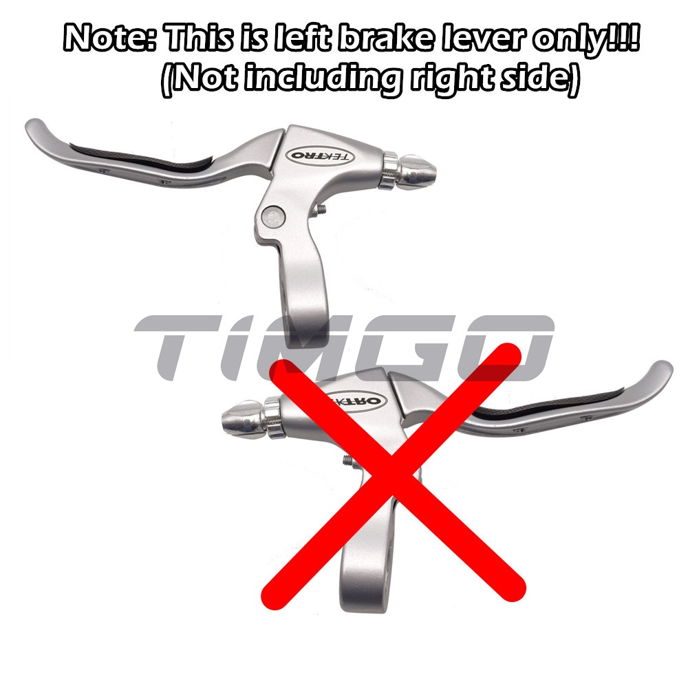 Tay Thắng Chữ V 22.2mm Màu Bạc / Đen Cho Xe Đạp MTB