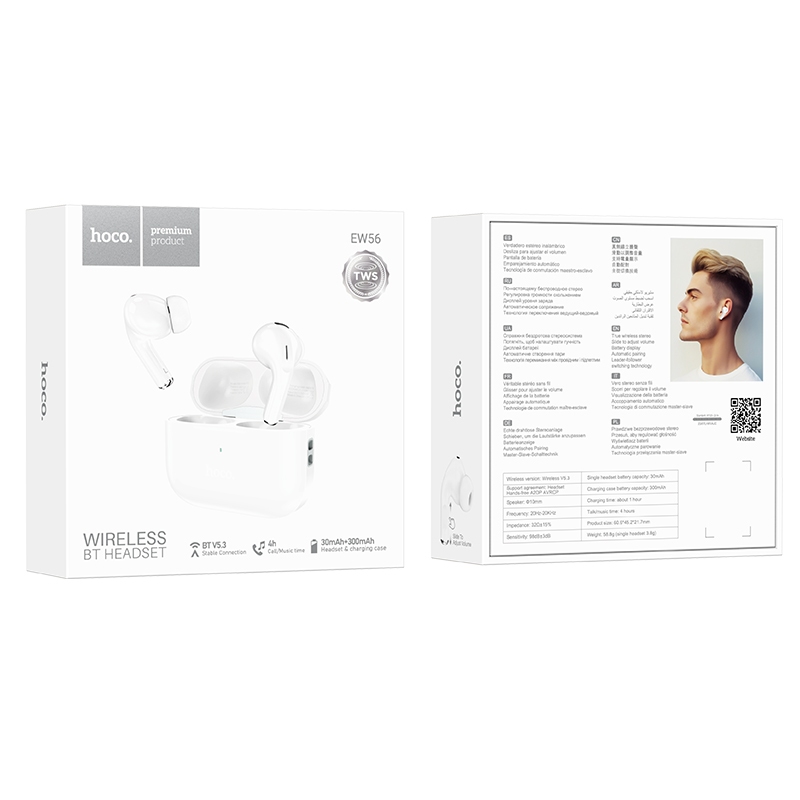 Hoco Tai nghe không dây 5.3 tws ew56 Có Mic Cho Điện Thoại Thông Minh