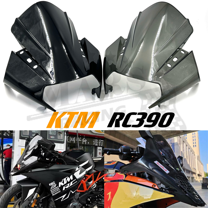 Xe gắn máy phụ kiện kính chắn gió windshield tấm che chắn màn hình che chắn áp dụng cho KTM RC125 RC250 RC200 RC390 390 RC 250 2014-2018 2019 2020 2021 2022 2023