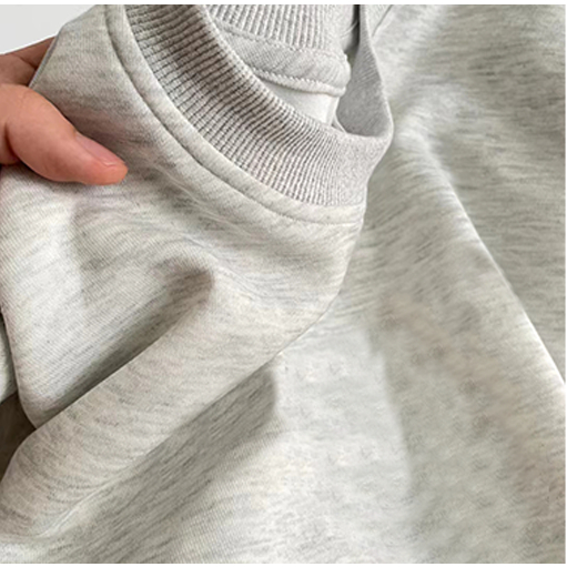 Áo sweater nam BEEYANBUY A2634 100% cotton màu xám in hình đẹp thời trang