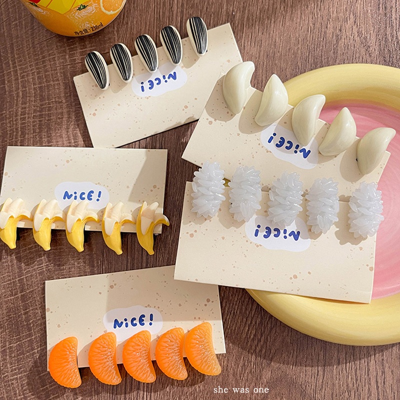 Kẹp Tóc Đính Hạt Dưa Hấu Dễ Thương Sáng Tạo Vui Nhộn Dành Cho Bé Gái