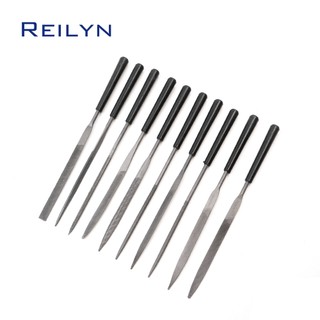 Set 10 cây dũa kim cương màu đen chống gỉ sét