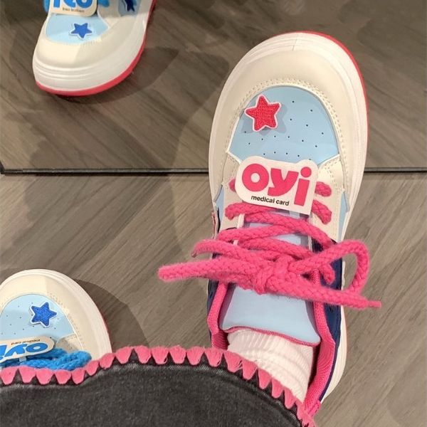 STREET STUDIO giày thể thao nữ giày sneaker nữ Thoáng Khí 2023 hot trend Phong cách Thể thao và thời trang Điệu đà Nổi bật FYD23A0OE6 42Z231020