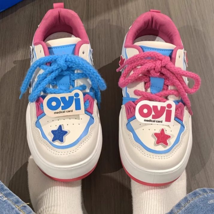 STREET STUDIO giày thể thao nữ giày sneaker nữ Thoáng Khí 2023 hot trend Phong cách Thể thao và thời trang Điệu đà Nổi bật FYD23A0OE6 42Z231020