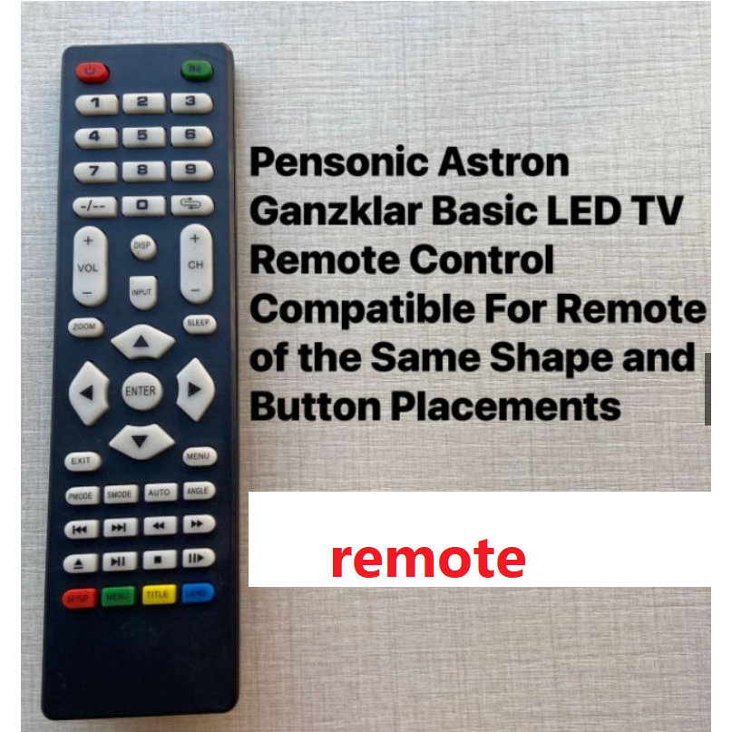 Astron Pensonic Ganzklar Smart TV Remote Astron Pensonic Ganzklar Smart TV Remote AND STAR LED TV / 