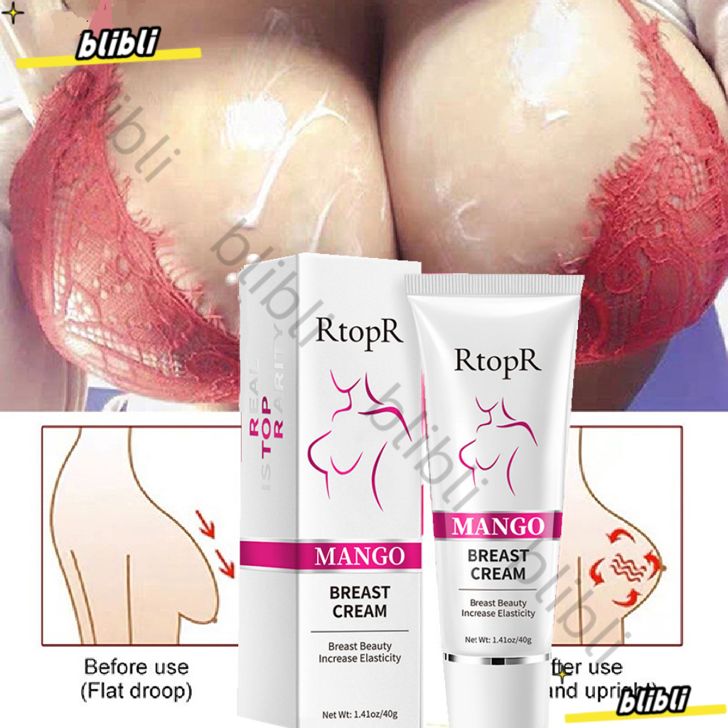 RtopR Kem Nở Ngực Chiết Xuất Quả Xoài Làm Nhanh Ngực Tự Nhiên Massage Săn Chắc Và Nâng Ngực Dành Cho Nữ 40g