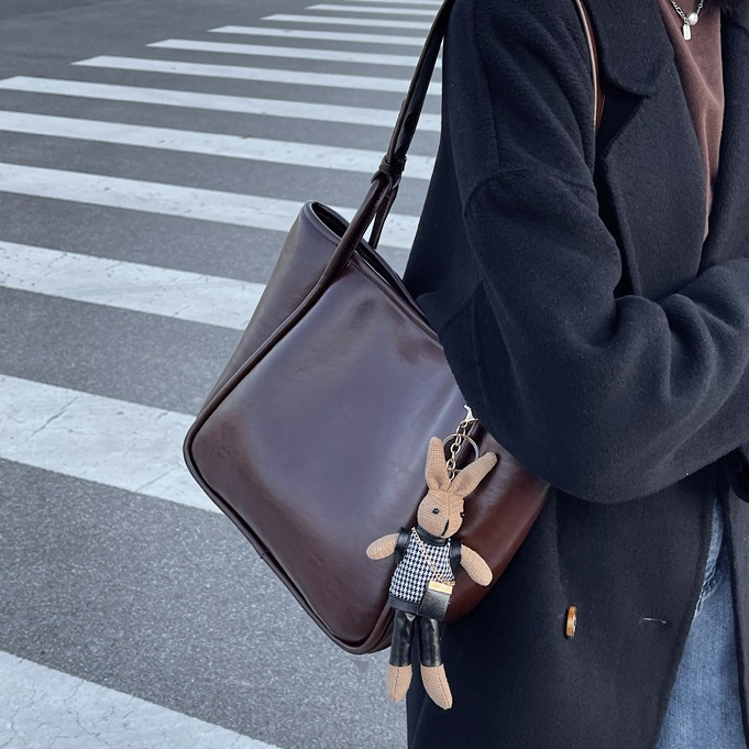 Túi Tote dung tích lớn đơn giản Túi đeo nách đeo vai đa năng thời trang