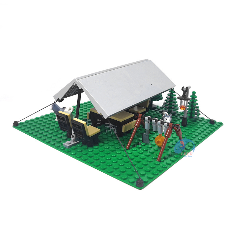 Đồ Chơi Khối Xây Dựng Lều Cắm Trại, Quà Giáng Sinh Cho Bé Trai Và Bé Gái