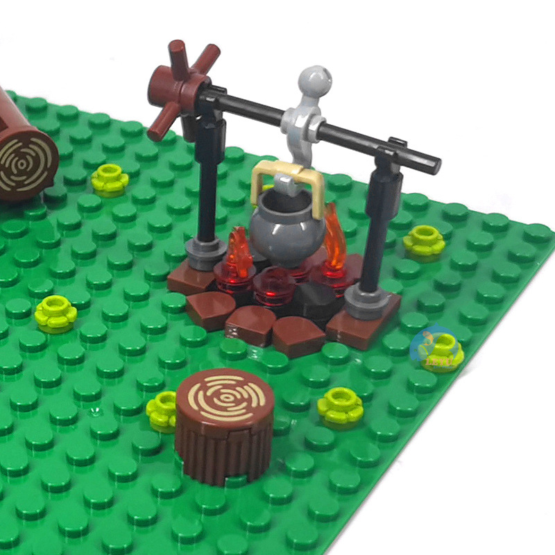 Đồ Chơi Khối Xây Dựng Lều Cắm Trại, Quà Giáng Sinh Cho Bé Trai Và Bé Gái