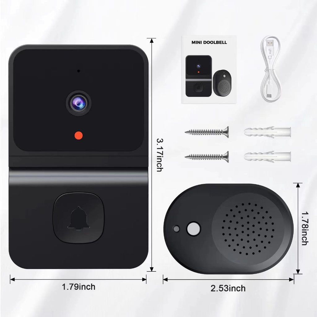 Chuông Cửa Không Dây Thông Minh Kèm camera Ghi Hình