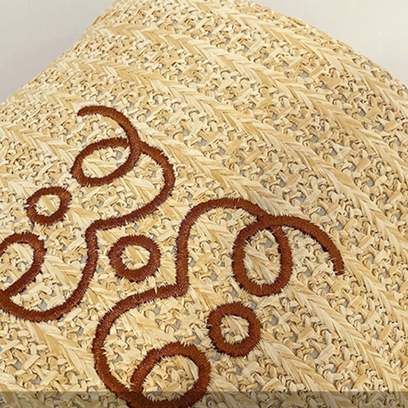 Túi Rơm Đeo Vai Sức Chứa Lớn Kiểu Dáng Đơn Giản Thời Trang Cho Nữ