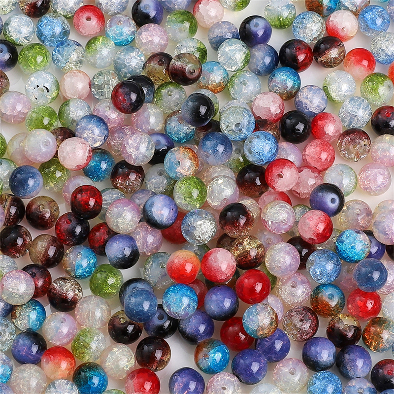 Set 20 Hạt Thủy Tinh 10mm Làm Trang Sức diy