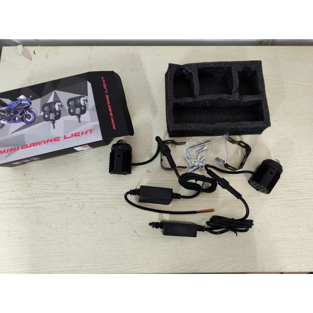 Đèn led Hai Màu 12-80v Chống Thấm Nước Gắn Xe Máy Điện