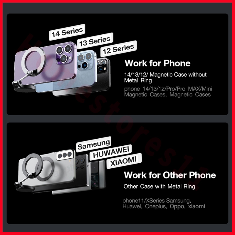 Giá Đỡ Điện Thoại Hít Nam Châm Xoay Được Cho ip 14 13 12 pro max