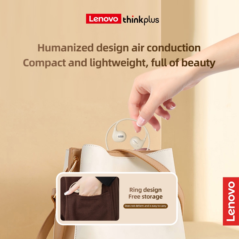 Tai Nghe Thể Thao Không Dây Lenovo Thinkplus XT95 II Bluetooth 5.3 Hifi Stereo IPX5 Chống Nước Air Conduction Earphones Có mic