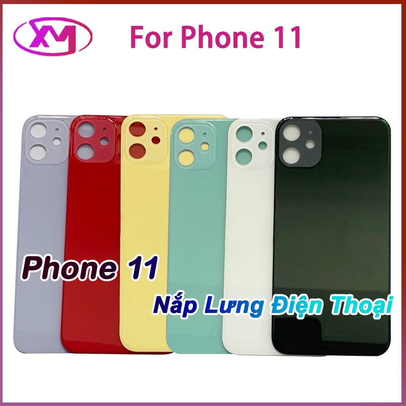 Nắp Lưng Điện Thoại Bằng Kính Thay Thế Chuyên Dụng Cho ip 11