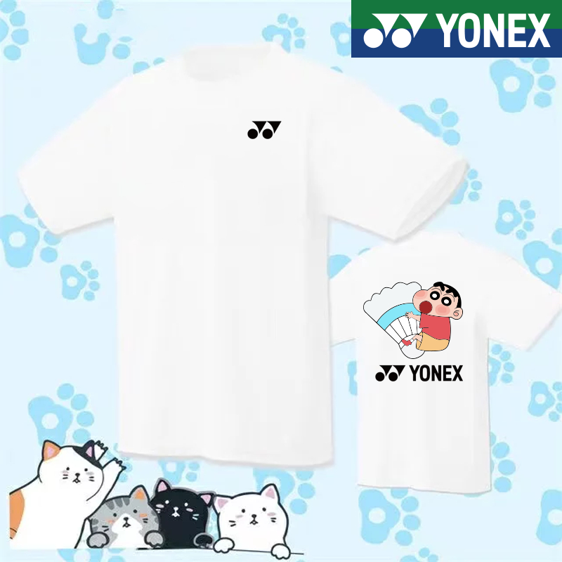 Áo Thun Chơi Cầu Lông yonex 2023 Chất Liệu Thoáng Khí Nhanh Khô Phong Cách Hàn Quốc Cho Nam Và Nữ