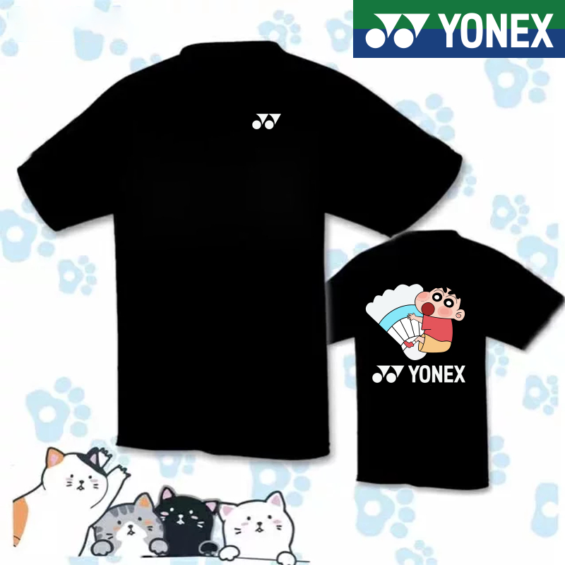 Áo Thun Chơi Cầu Lông yonex 2023 Chất Liệu Thoáng Khí Nhanh Khô Phong Cách Hàn Quốc Cho Nam Và Nữ