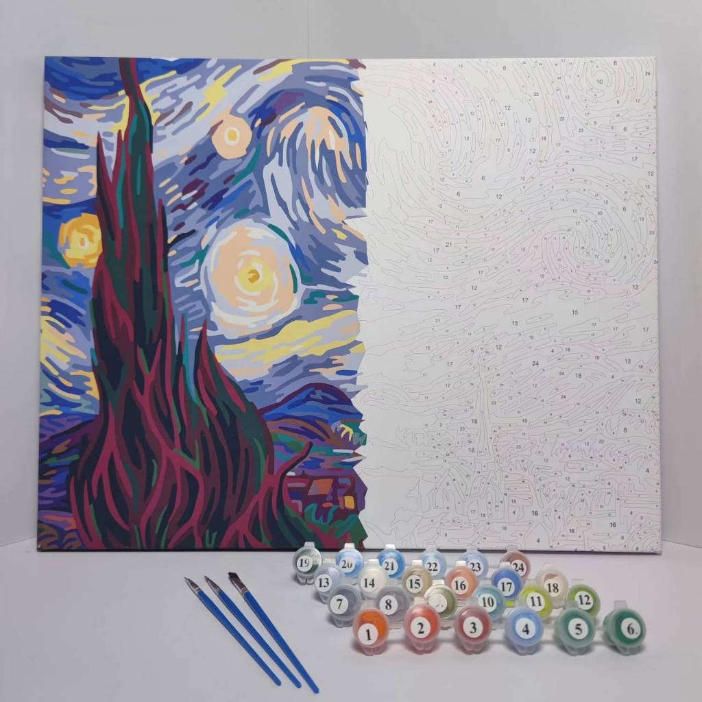 30×40cm  tranh tô màu theo số / Tranh mèo dễ thương/Tranh trẻ em / tranh số hoá / tranh sơn dầu / quà tặng trẻ em