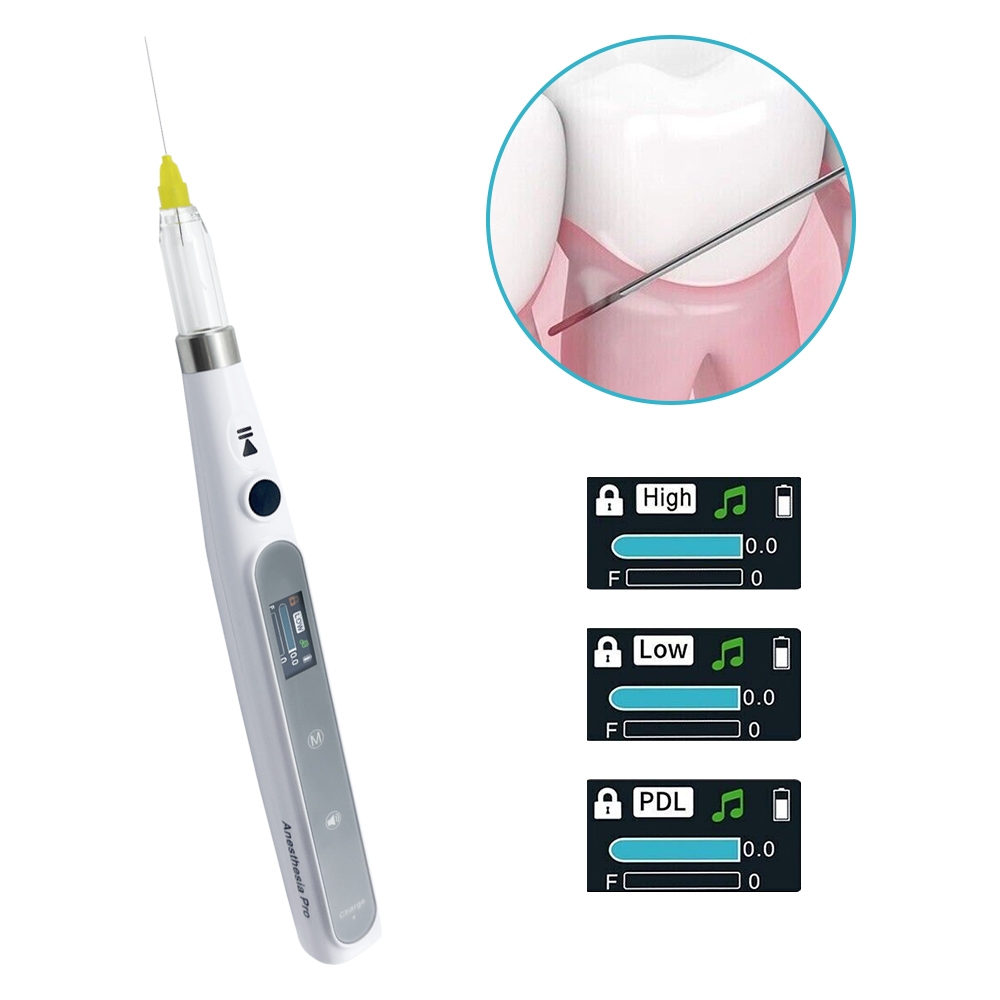 Ống Tiêm Điện Không Dây Không Đau Màn Hình lcd 3 Chế Độ Chiếu